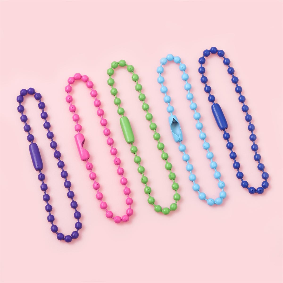 

12 см красочный шариковый брелок/куклы/этикетка с разъемом для ручной бирки для самостоятельного изготовления аксессуаров 30pcs разноцветный