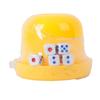 1 Set Dice Cup with 5 Dot Dice Heavy Duty Manual Shaker Cup Bar Party KTV Gambling Drinking Board Game Casino Equipment