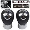 5 6 Speed MT Gear Shift Knob For MAZDA 6 GG/GY 2002-2007 for MAZDA 3 BK 2003-2008 Gear Shifter Stick Pen HandBall