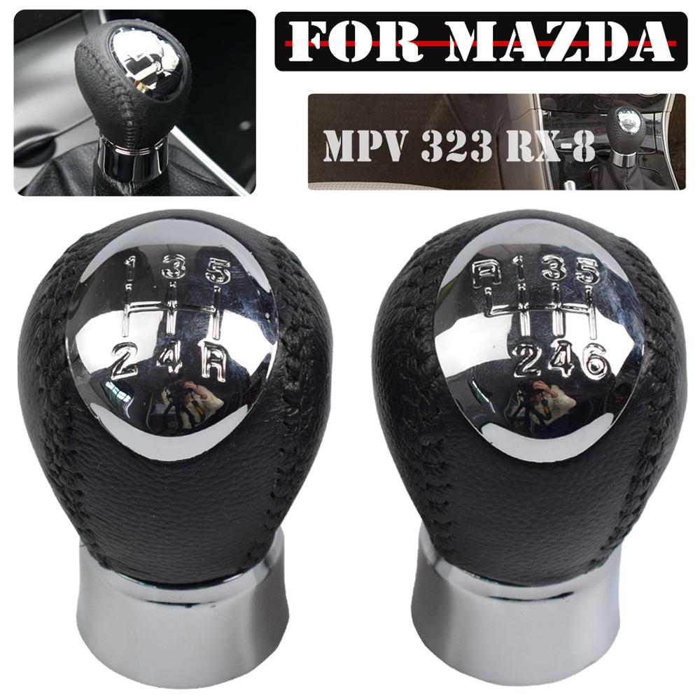 5 6 Speed MT Gear Shift Knob For MAZDA 6 GG/GY 2002-2007 for MAZDA 3 BK 2003-2008 Gear Shifter Stick Pen HandBall
