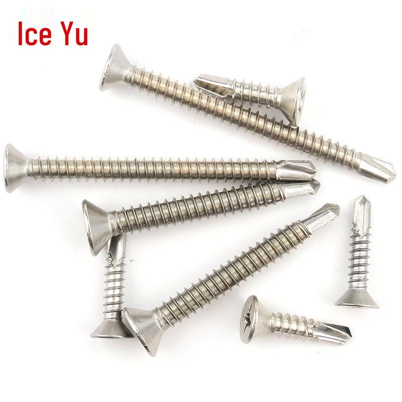 Bingyu 410 Stainless Steel Countersunk Self-Drilling Screws