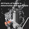 Summer Sport Water Bottles with Straw, Tritan Cup, One Click Open Water Bottle with Handle, Outdoor Portable Drinking Bottles