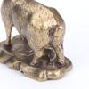 Vintage Feng Shui Coins Goat Statue Desktop Ornament Home Decor Lucky Zodiac Animal Sheep Figurine