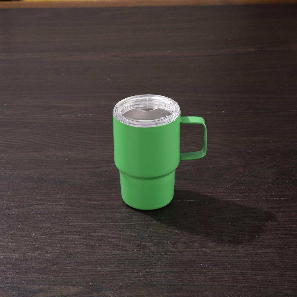 3oz Mini 304 Stainless Steel Insulated Car Cup with Straw - Trapezoidal Design, Portable Ice Buster