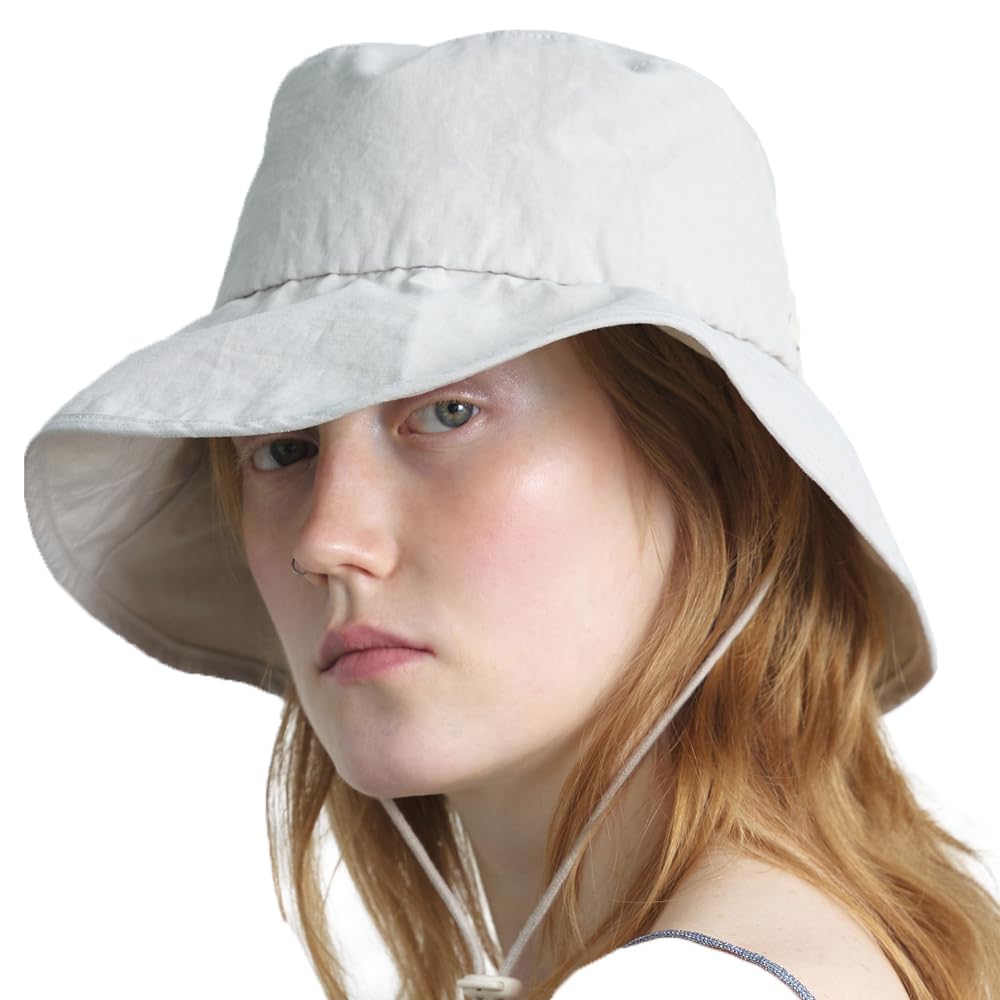 

Классическая льняная кепка для защиты от солнца на открытом воздухе, всесезонная, унисекс, корейская рыболовная шляпа-ведро [UNDERCONTROL] (Струна Серая)