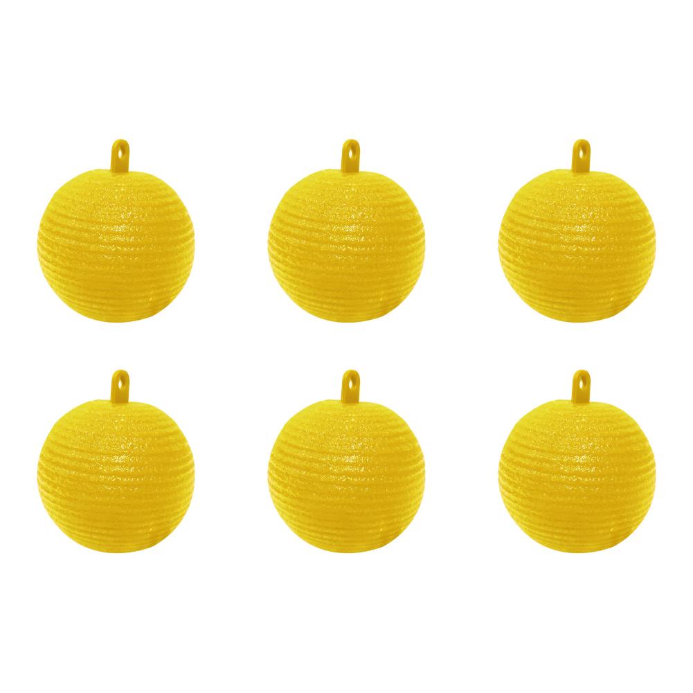 8cm Mückenfallen Fliegenfallen Kugel Fruchtfliegenfänger Schädlingsbekämpfung Klebrige Falle Kugel für Innen Außen Haus Küche Pflanzen