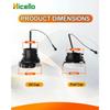 Gas Fuel Cap and Oil Cap Chainsaw Replacement Parts Kit for MS171 MS181 MS192 MS192T MS200 MS210 MS230