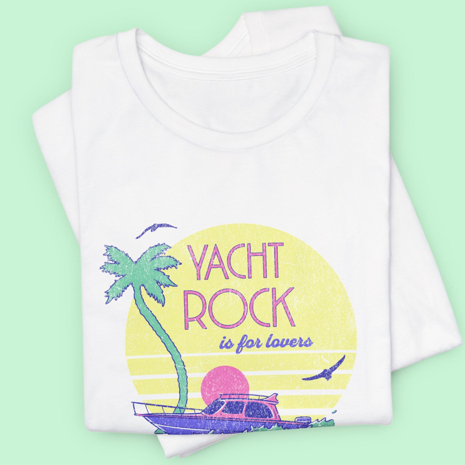 Yacht Rock Is For Lovers T-Shirt, 70s 80s Music Fan Tee, Smooth Rock Music Shirt, Yacht Rock Lover Gift, Boat, Lake, Vacation, Beach Tee 4XL