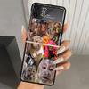 Funda Dura de PC con Memes de Monos para Samsung Galaxy Z Flip 7 6 5 4 3 Negra ZFlip7 ZFlip6 Flip5 Flip4 Flip3 5G Cubierta Impresa