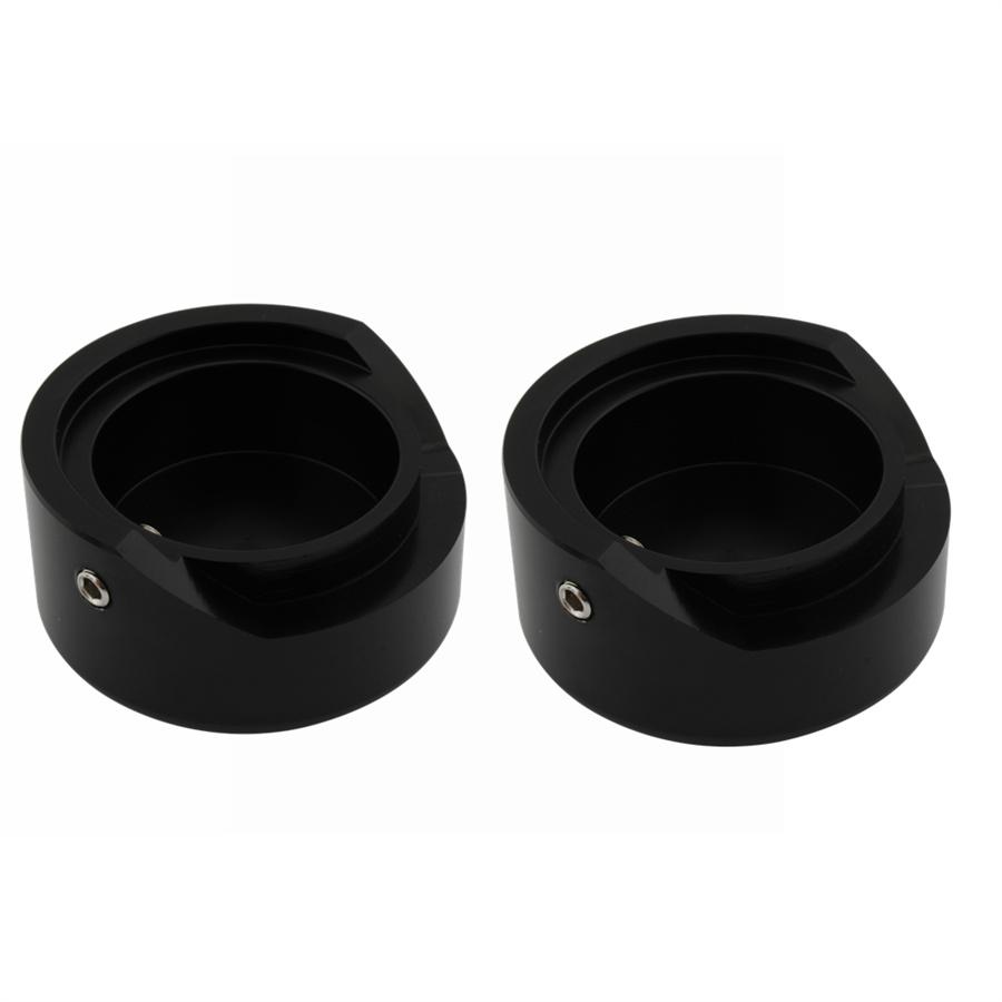 6ks Černé kryty prachovek vidlic Sada krytek trubek Pro Softail Breakout FXBR FXBRS 18-21