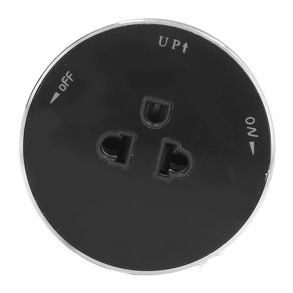 Gniazdo szynowe Adapter do wyjmowanego gniazda PC Uniwersalny 250 V Okrągły ze wskaźnikiem świetlnym do wtyczki US EU
