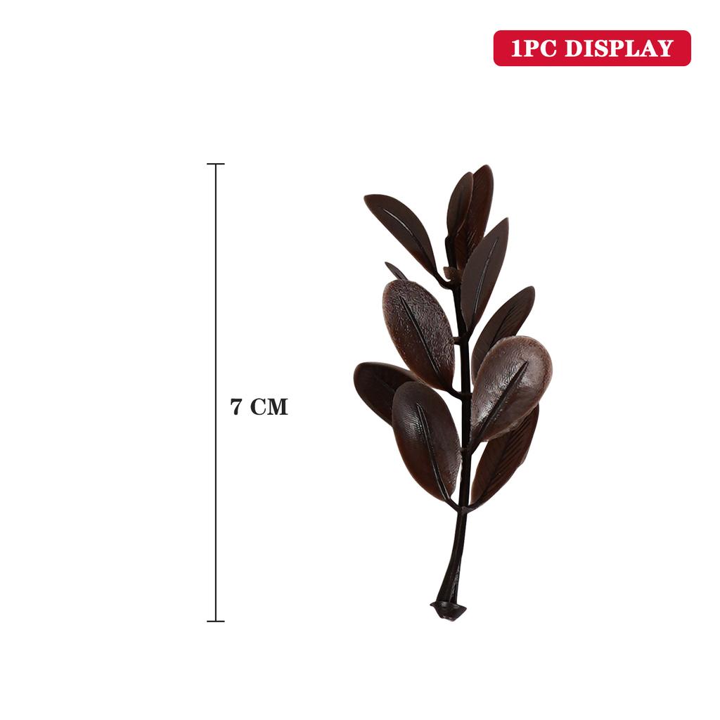 30/50PCS Artificial Plants Leaf Wedding Party Home Decor DIY Wreath Cake Candy Box Accessories Autumn Christmas Decoration