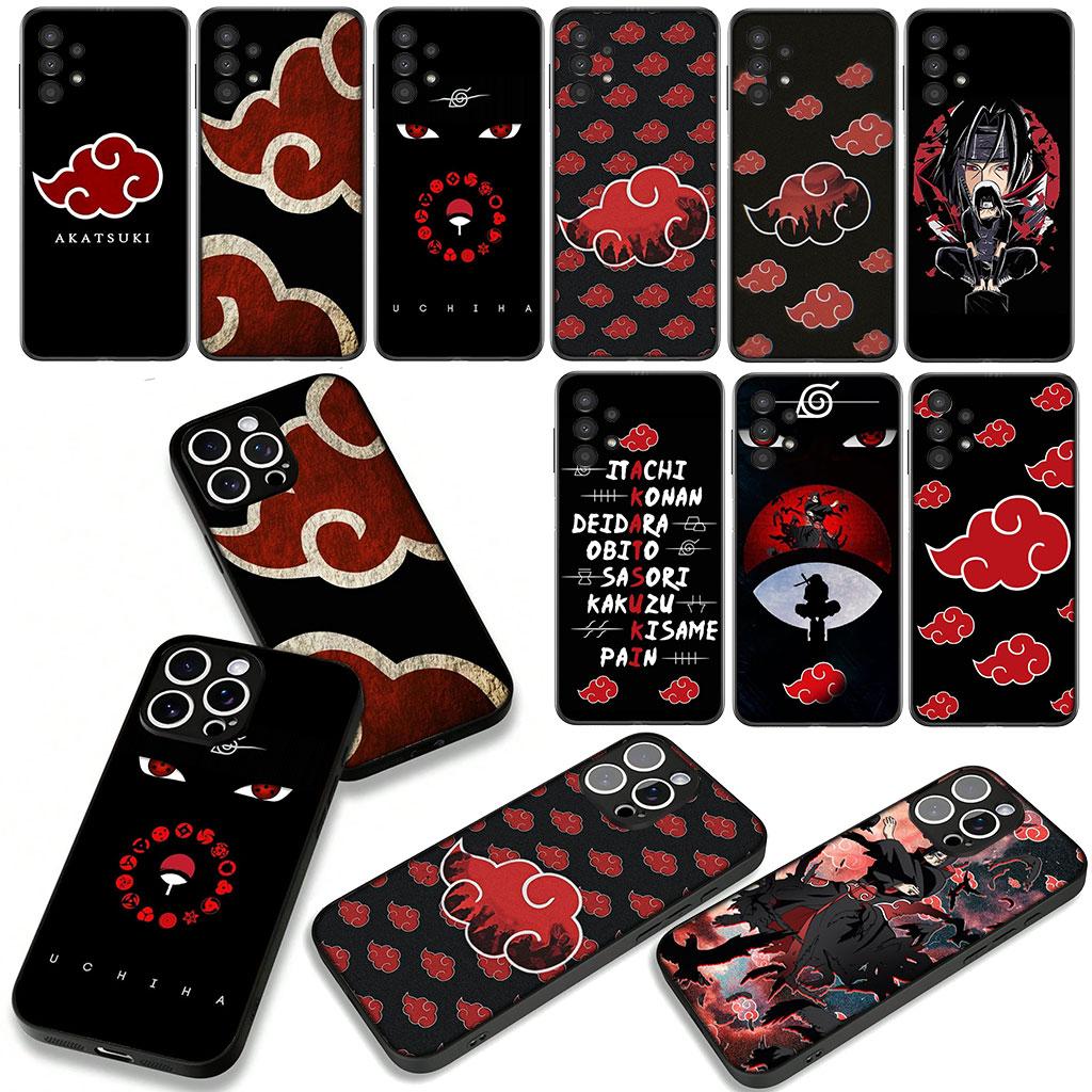 Cover for Apple iPhone 16 15 14 Plus 13 12 Mini 17 Pro Max + ProMax 16E Air Phone Case Uchiha Itachi Akatsuki Narutos