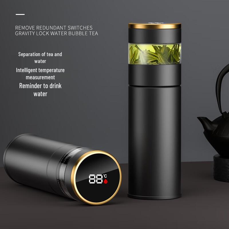 Smart Temperature Display 316 Stainless Steel Tea Infuser Bottle