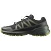 SALOMON Speedcross Peak Slip Resistant Abrasion Resistant Low top Trail Running Shoes Men's Black Green 477905