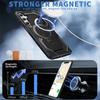 Magnetic Armor Phone Cases For Samsung S25 S24 S23 Plus  S21 Ultra FE For Galaxy S22 Wireless Charging Stand Protection Cover Funda