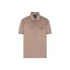 Fw25 Pique Cotton Short Sleeve Polo Shirt With Eagle Patch Men Tops EM003524-AF12955-U6189