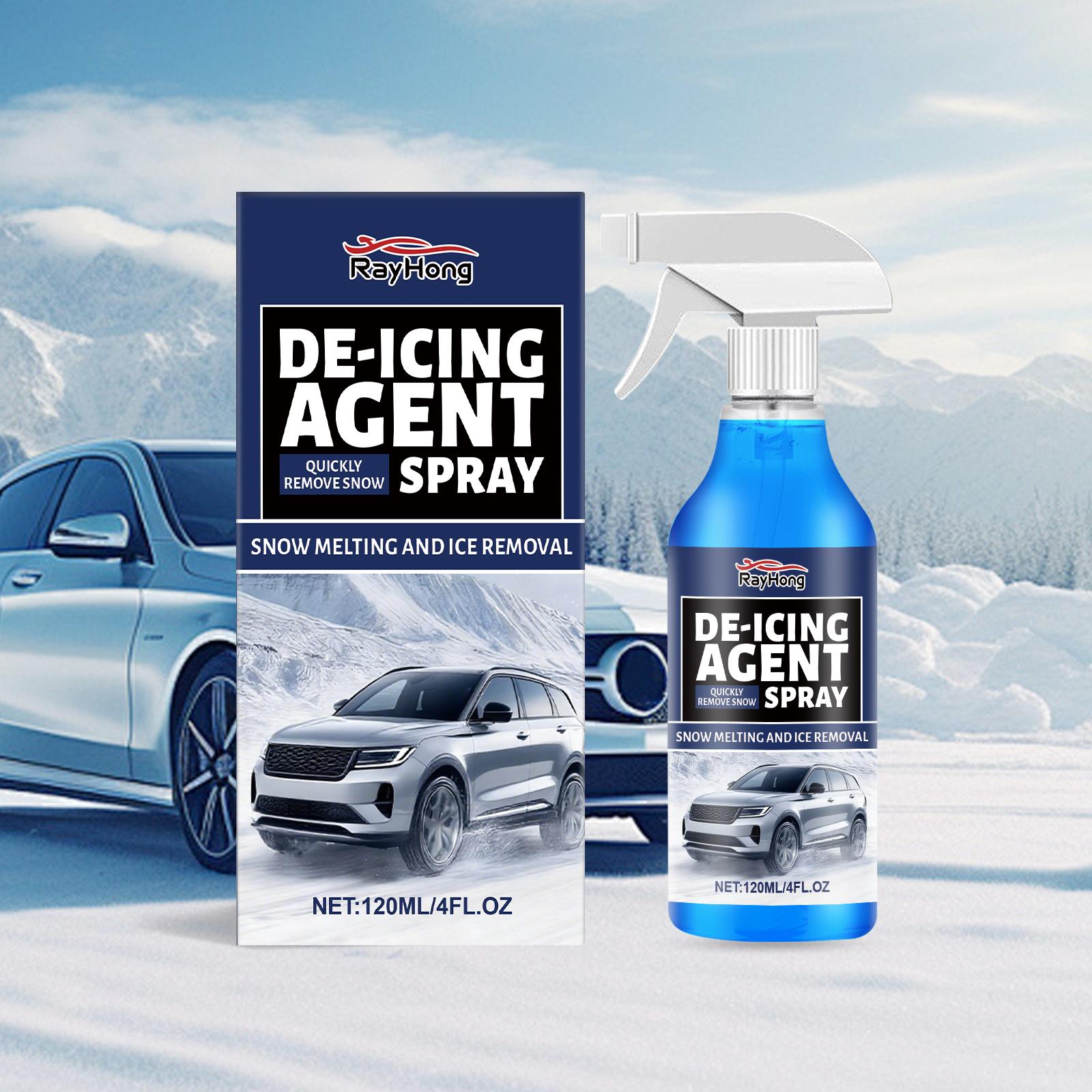 

3/5PCS Car Deicer Spray Winter Coating Ice Remover For Windshield Fast Acting Anti Frost Solution With Ethanol For Safe Driving