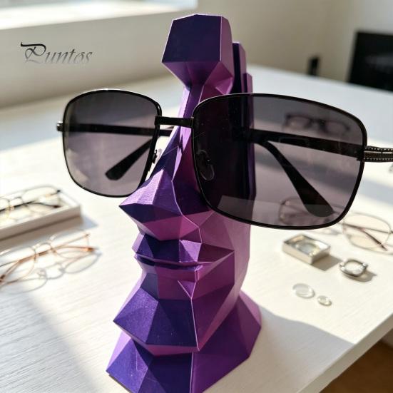 Handgefertigte Tischdekoration Handgeschnitzter Brillenhalter, 3D-gedruckter Nasenförmiger Ständer, Einzigartiges Dekoratives Ausstellungsregal für Balkon und Garten, für Schreibtisch Büro Und