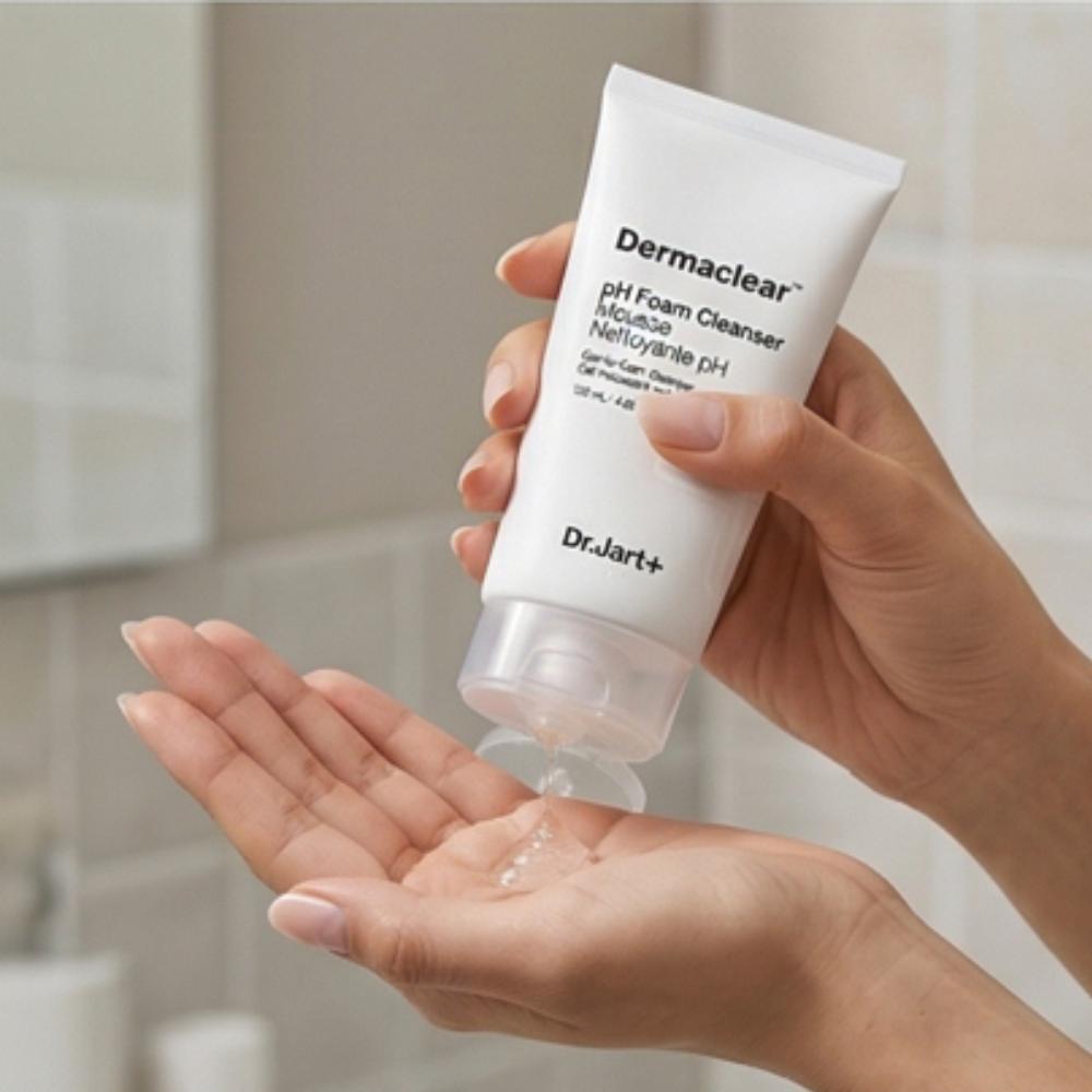 Dr.Jart+ / Dermaclear Micro pH Foam Cleanser / 120ml / Low-pH Gentle Cleansing / Made in Korea
