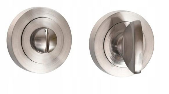 Round PLT-24Z Sign, Brushed Nickel
