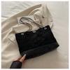Women's Luxury Suede Diamond Chain Shoulder Bag, 2025 Trend, Large Capacity Tote