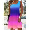 Fashion Women's New Summer Casual Gradual Change Holiday Beach Dress