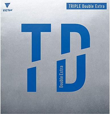 VICTAS Table Tennis Rubber, TRIPLE Double Extra, Inverted Soft, Strong Adhesive, Red, MAX 200060 2