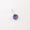Natural Iolite Gemstone 925 Sterling Silver Jewelry Designer Pendant 1.15" Gift PP-8-2