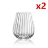 Nordischer Stil Prisma Stielloses Weinglas Leichter Luxus Streifen Kaltgetränkeglas Großer Bauch Cocktail-Misch-Weinglas Fruchttee-Tumbler