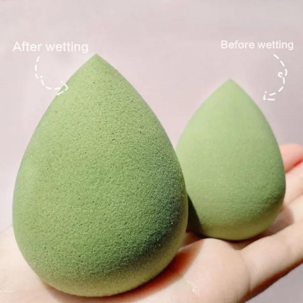 4 pcs Makeup beauty egg Cosmetic Puff Makeup Sponge Foundation Makeup Sponge Powder Puff Dry and Wet Combined Beauty Tool