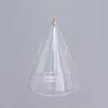 3 Pcs Hanging Glass Planter Clear Plant Propagation Stations Hydroponic Flower Vase for Indoor Home Office Living Room Decor