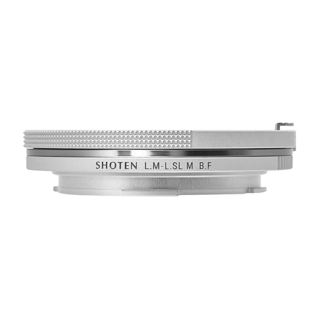SHOTEN Mount Adapter M BF Lenses to with 6mm Shortens Minimum Focus Focus Matte Silver LM-LSL (Converts M-Mount L-Mount Cameras) Helicoid, Close-Up