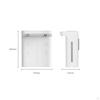 WallMounted Foam Soap Dispenser Dual Outlet Touchless Foaming Liquid Level Wall