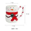 350ML Snowman Mug Creative Large Capacity Ceramic Cup Coffee Cups Lovely Men and Women Birthday Gift Dormitory Fund