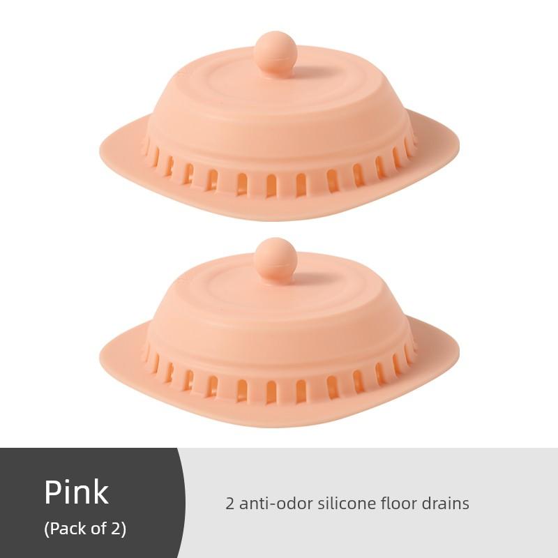 Floor Drain Anti-Odor Silicone Mat Toilet Odor Removal Sealing Cover Bathroom Sewer Anti-Odor Device