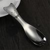 Desert Spoon Multi-function Easy to Grip Anti-slip Mini 304 Stainless Steel Cartoon Cat Shape Ice Cream Salad Coffee Spoon for Home