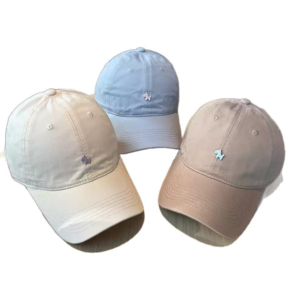 Spring and summer cotton simple pony baseball cap children TH thin breathable soft top versatile Year of the Horse cap men