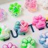 1 Pcs Cute Cat Paw Squishy Toys, Random Color Mini Cat Claw Squeeze Stress Balls, Fidget Toys for Kids Adults