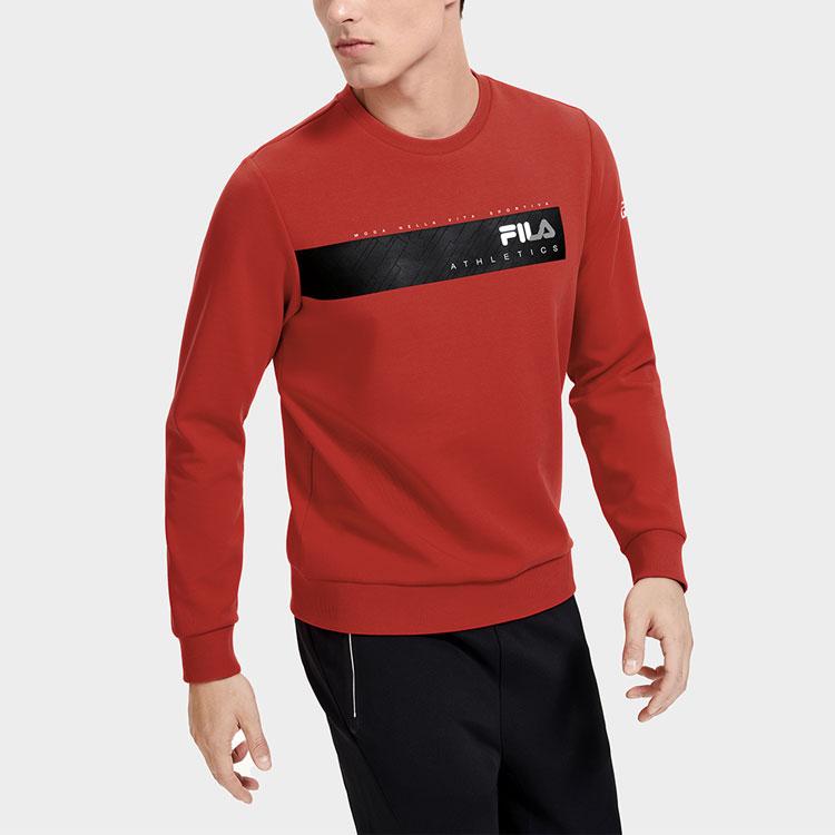 New FILA Sweatshirts Men's RD Red A11M311209F-RD