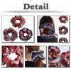 White Fang Scrunchie Hair Hair Hair Hair AZ554 Accessory, Tie, Ornament, Arrangement, Cute, Stylish, Women's, (Blue)