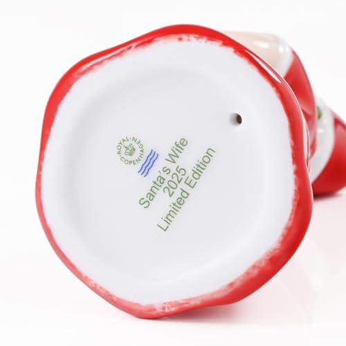 ROYAL COPENHAGEN Annual Figurine, Santa's Wife, 2025, Christmas 1079406, Luxury Ornament, Interior Decor, Scandinavian Design