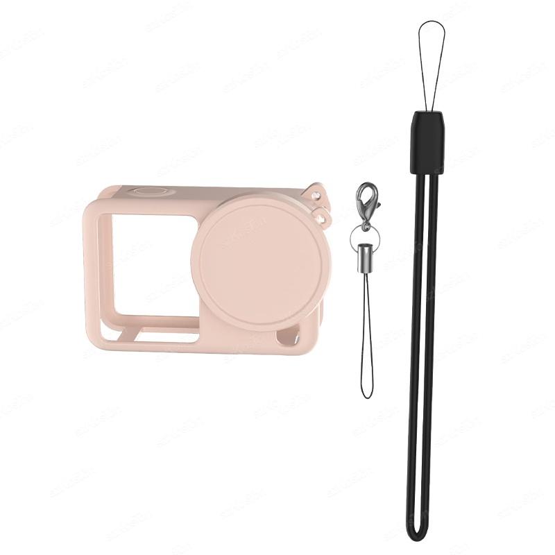 Silicone Protective Cover for DJI Osmo Action 6 Camera Accessories Full Protector Case With Scratch-proof Lens Cap Sleeve