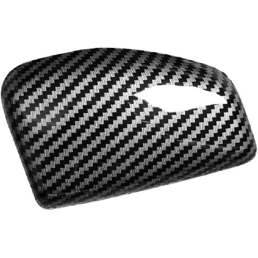 Shifter Lever Handle Protective ABS Car Gear Shift Knob Cover Trim Compatible with Hyundai Elantra -2025 Accessories (Carbon Fiber Pattern)