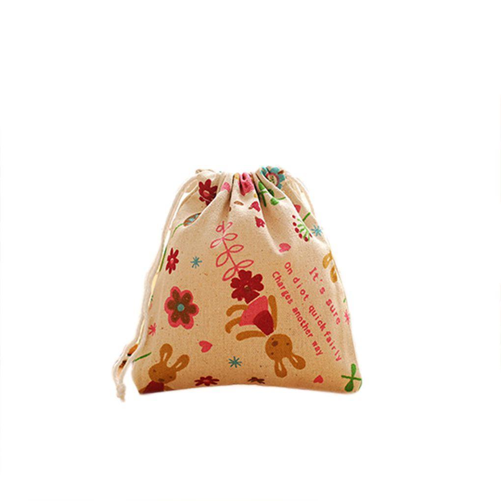 Дорожная хлопковая сумка для хранения на шнурке, мешки для белья, сумка-органайзер для игрушек и обуви