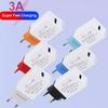 Fast Charging 3A QC 3.0 Mobile Phone Charger, Single Port USB, EU Standard for Travel.