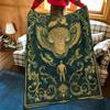 Novel A-American G-Gods Throw Flannel Cozy Print Blanket, Portable, Durable Machine Washable Cute Cool