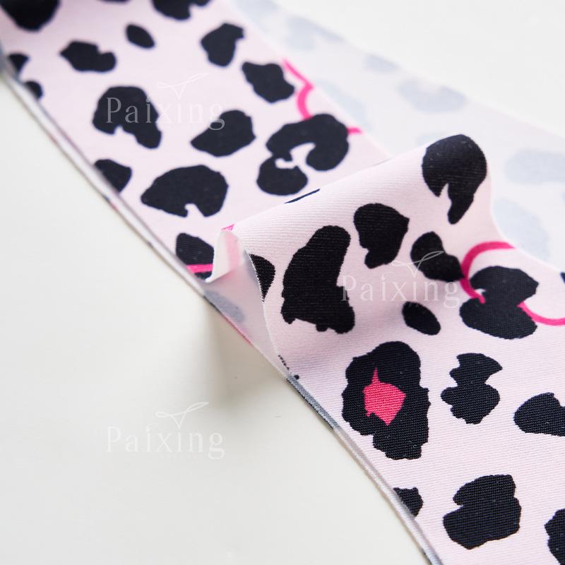 Leopard Heart Print Low-Rise No-Stripes Cotton Thong