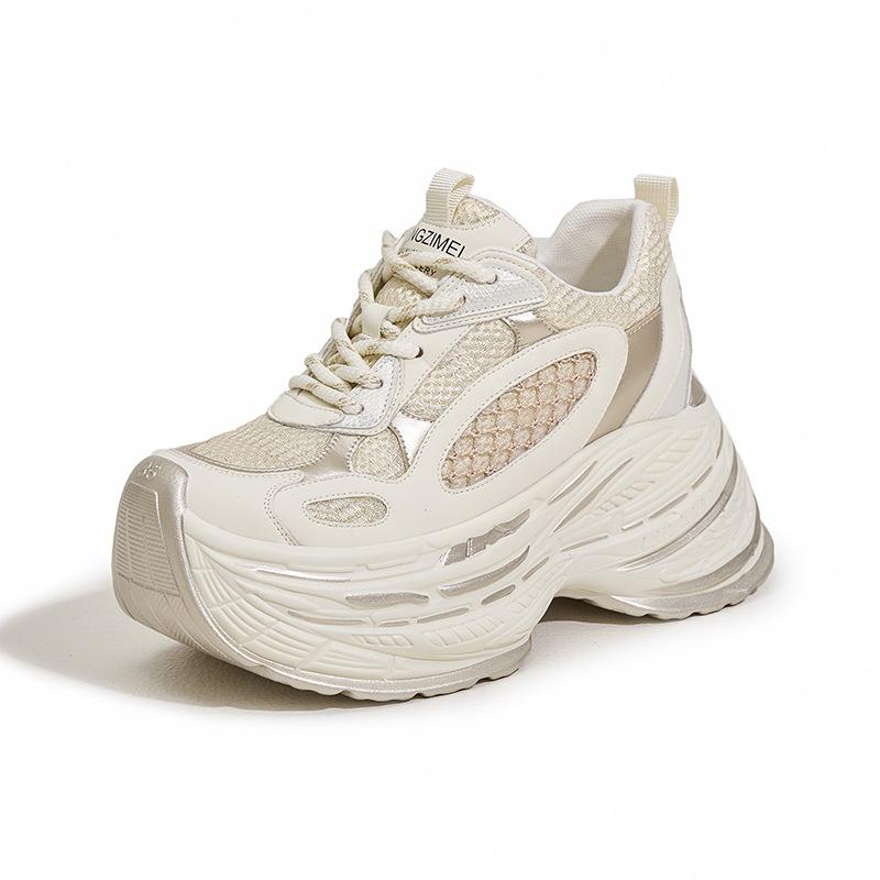 

Platform dad shoes women s 2025 autumn new versatile inner height-increasing women s shoes show feet small women s sports and leisure shoes 34