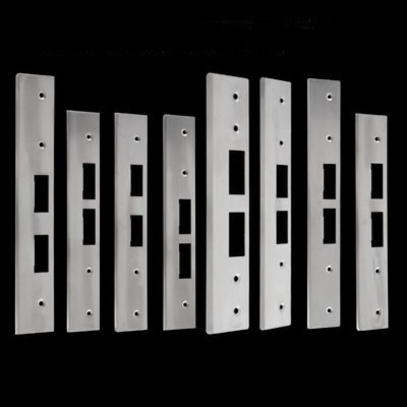 Door Lock Plate Clip Stainless Steel for Gate Home Bedroom Bathroom Door Hardware HA1021 H